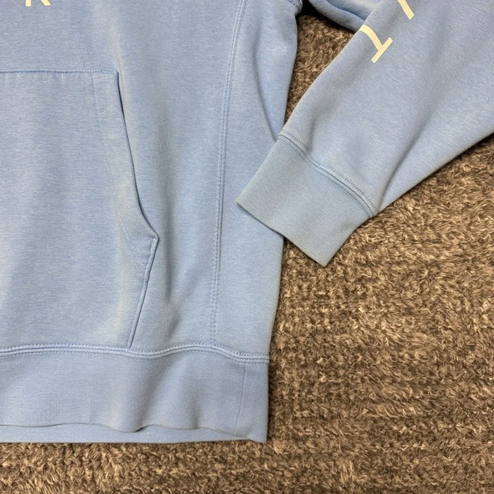 Nike Air Logo Long Sleeve Hoodie Sweatshirt‎ Light Blue Casual Medium Just Do It